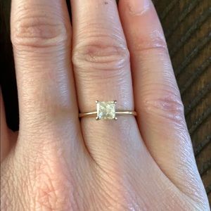 Gold Engagement Ring Size 4.5